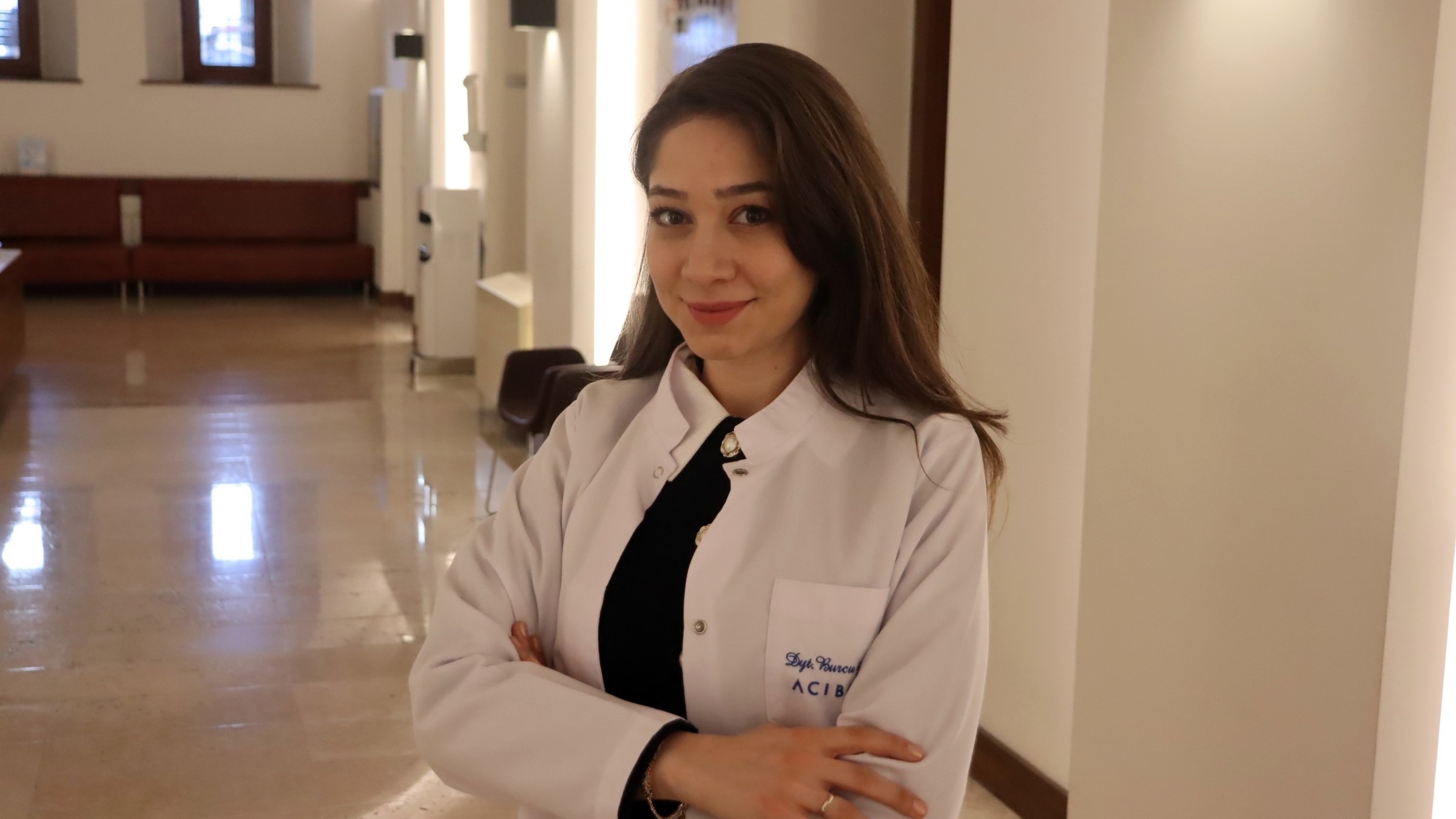 Diyetisyen Burcu Akbeyaz. Fotoğraf: İHA