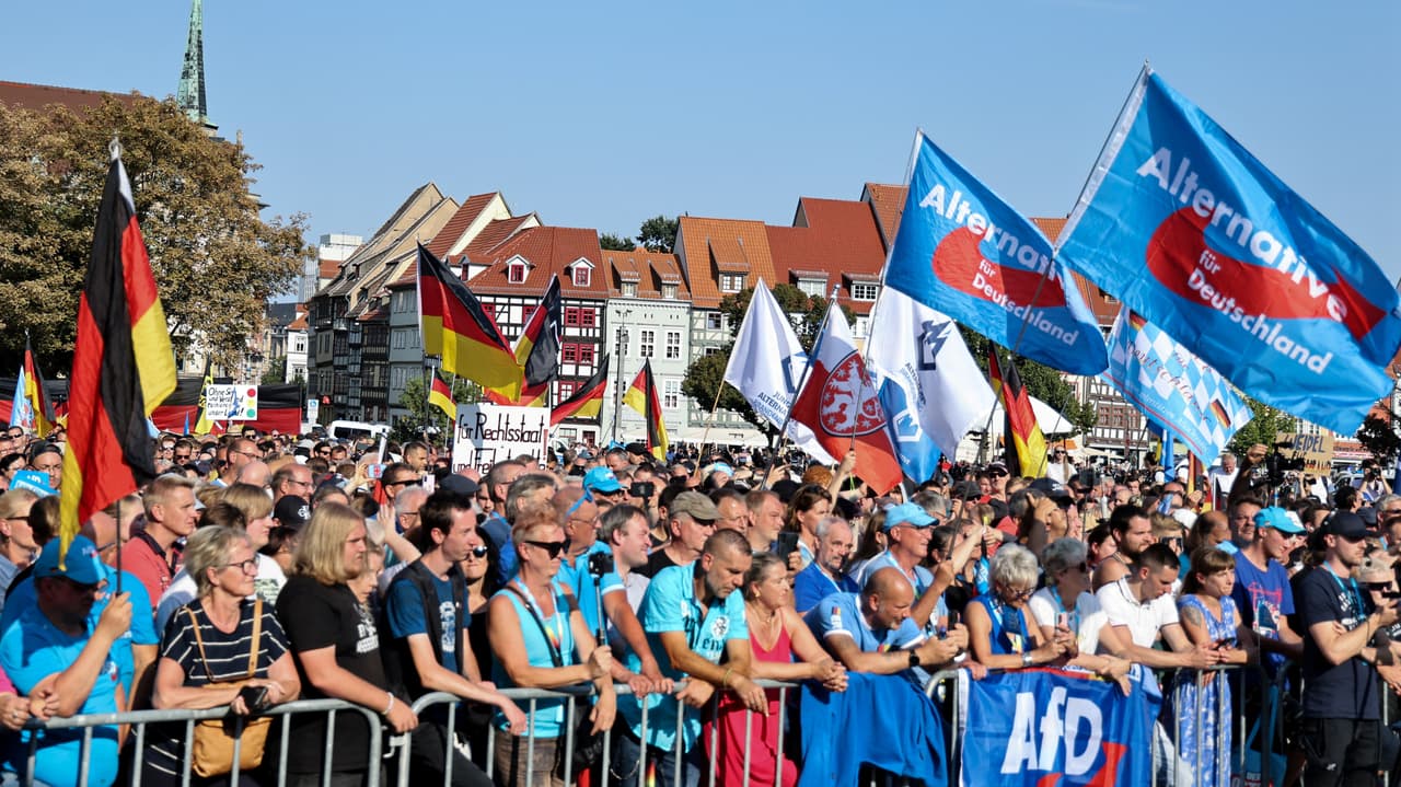 Almanya'da eyalet seçiminde AfD ilk sırada, savaş detayı var