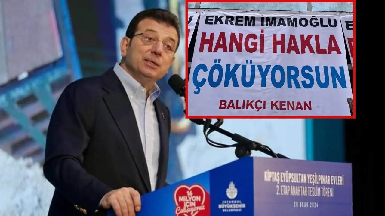 Balıkçı Kenan'dan İBB Başkanı Ekrem İmamoğlu‘na tepki