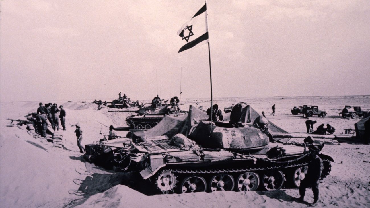 1973 yılında Mısır, Suriye ve İsrail arasında yaşanan&nbsp;Yom Kippur Savaşı'ndan bir kare...