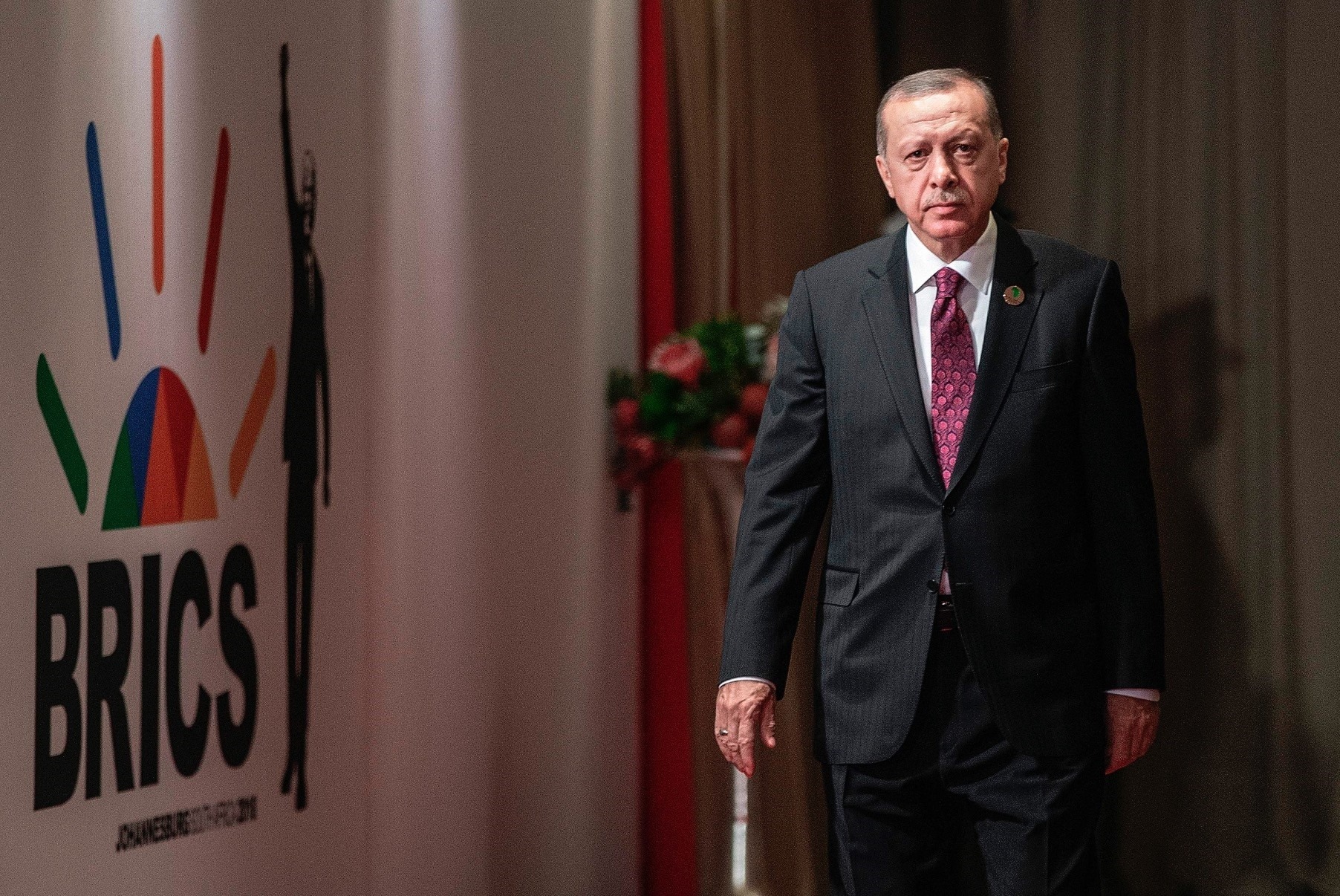 Cumhurbaşkanı Erdoğan 2019 yılında Güney Afrika'da gerçekleştirilen 10. BRICS zirvesinde / Fotoğraf / Reuters