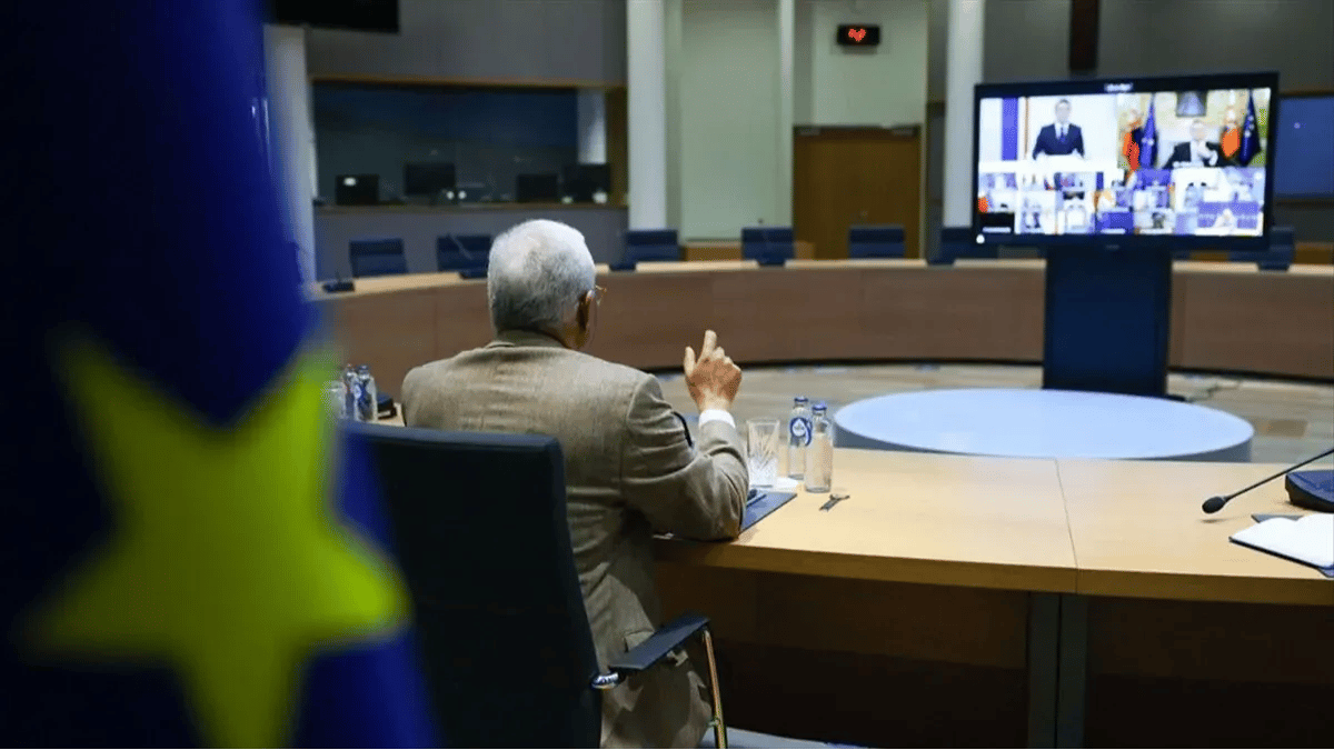 AB liderleri, 6 Mart'taki olağanüstü zirve öncesi video konferans toplantısında buluştu