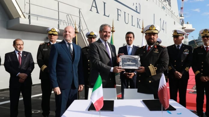 Fincantieri “Al-Fulk” hava savunma gemisini Katar'a teslim etti