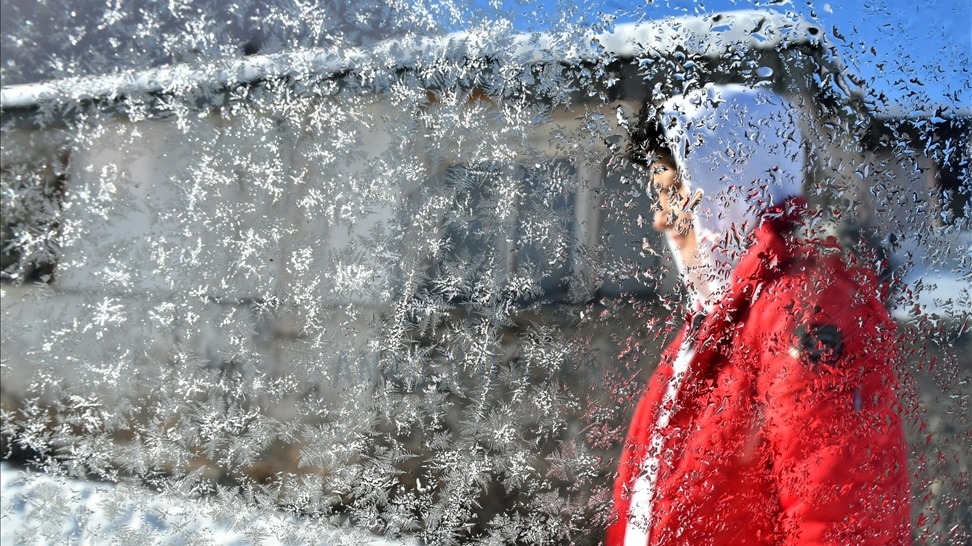 Soğuk havalar. Fotoğraf: AA