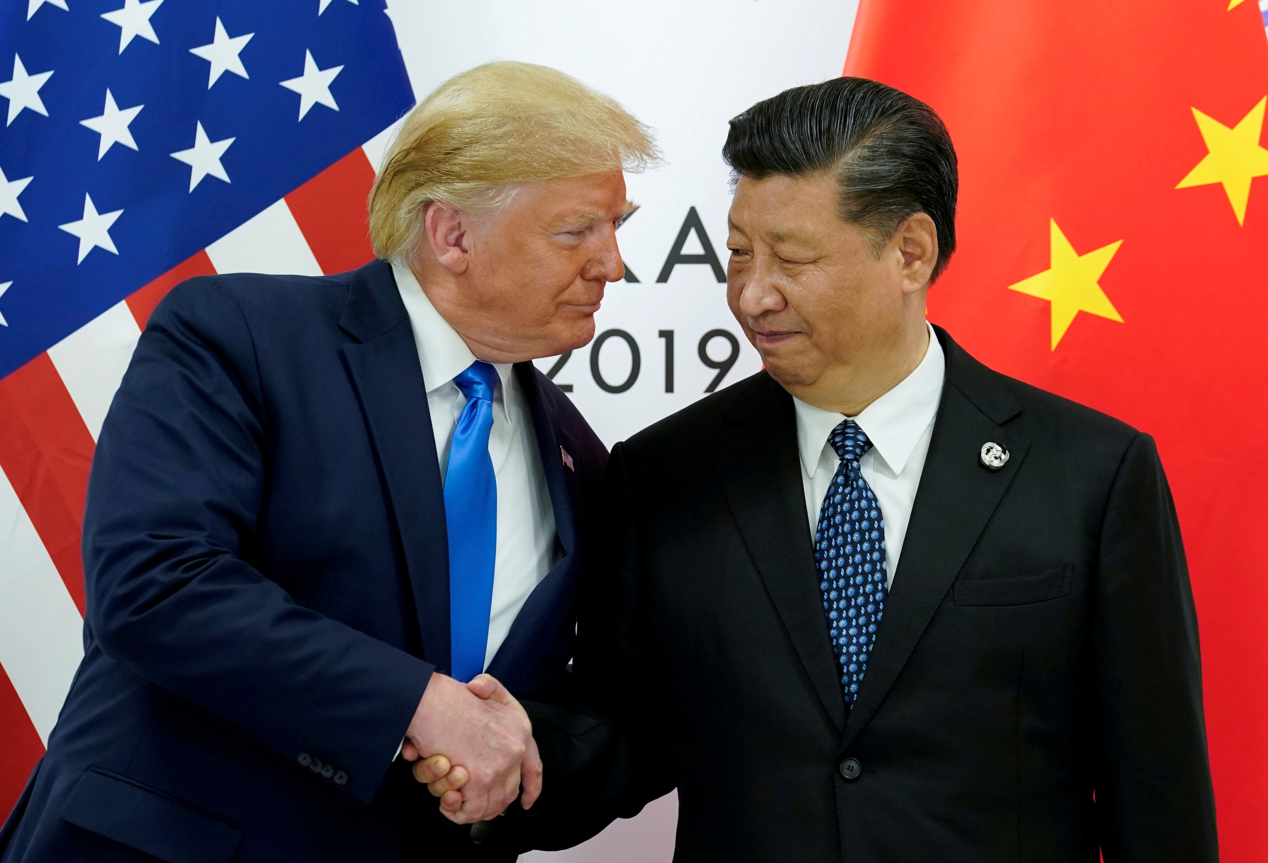 Dönemin ABD Başkanı Donald Trump ve Çin Devlet Başkanı Şi Cinping