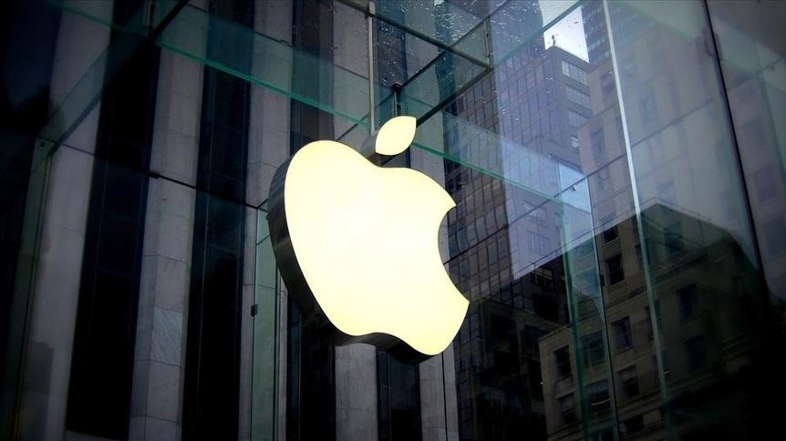 Apple mağazası. Fotoğraf: AA