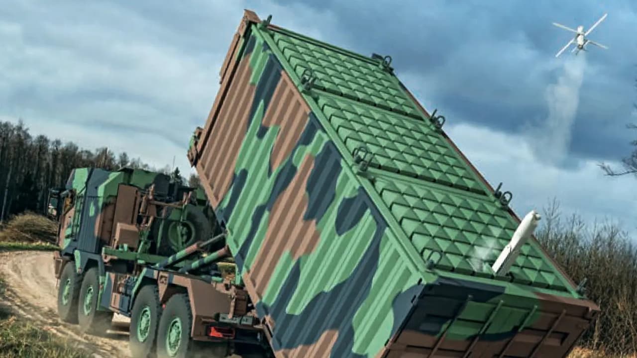 Rheinmetall, Konteynerden Çıkan Kamikaze İHA'yı Sunuyor