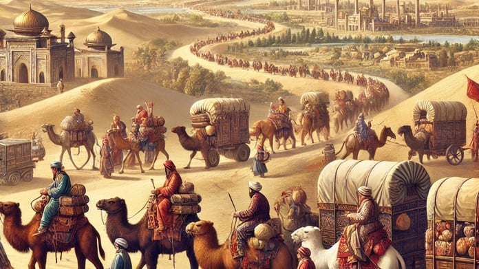 Tarihi İpek Yolu'nda yüzlerce Orta Çağ yapısı ortaya çıkarıldı