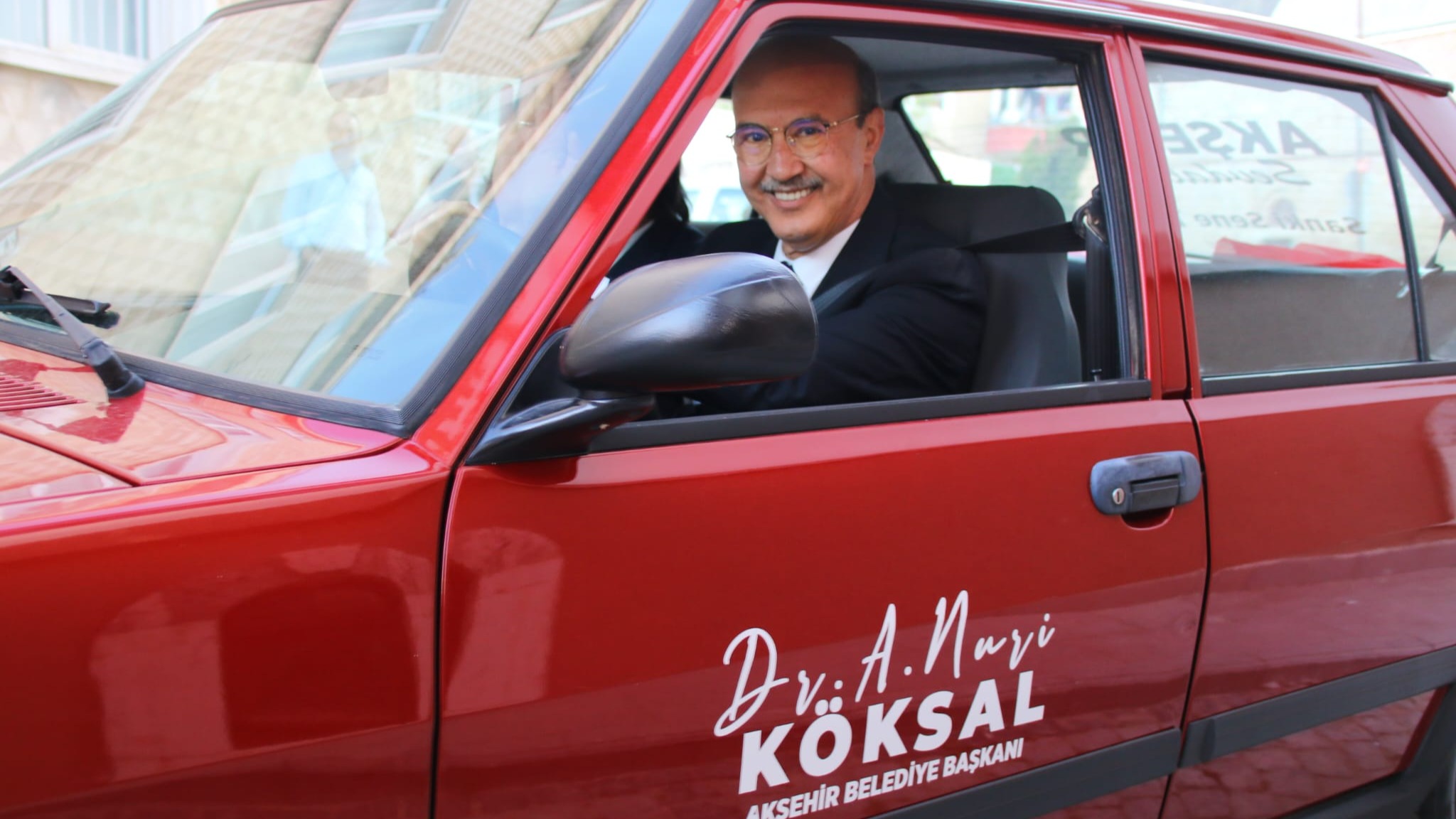 Akşehir Belediye Başkanı makam arabası