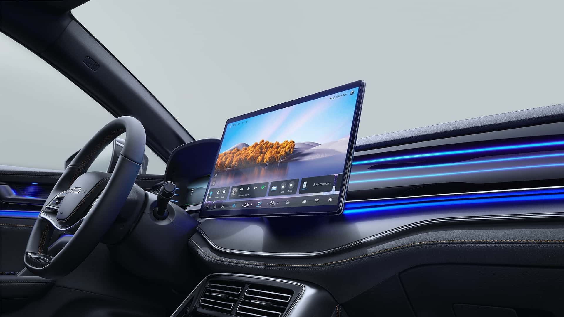 BYD Tang'ın kokpiti. Fotoğraf: BYD