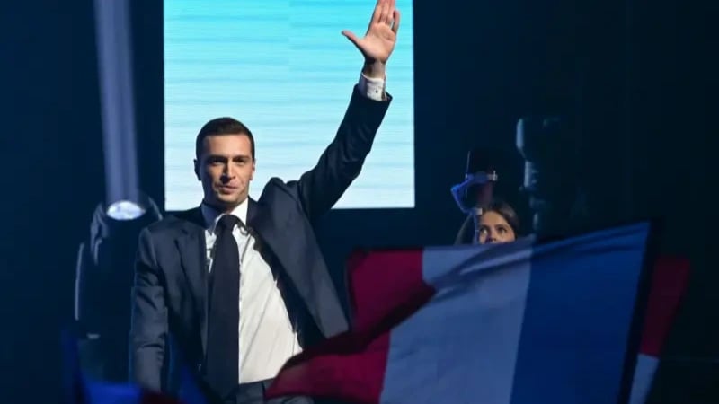 Jordan Bardella, 2022 yılında Fransa'nın aşırı sağ partisi Ulusal Cephe'nin lideri oldu.