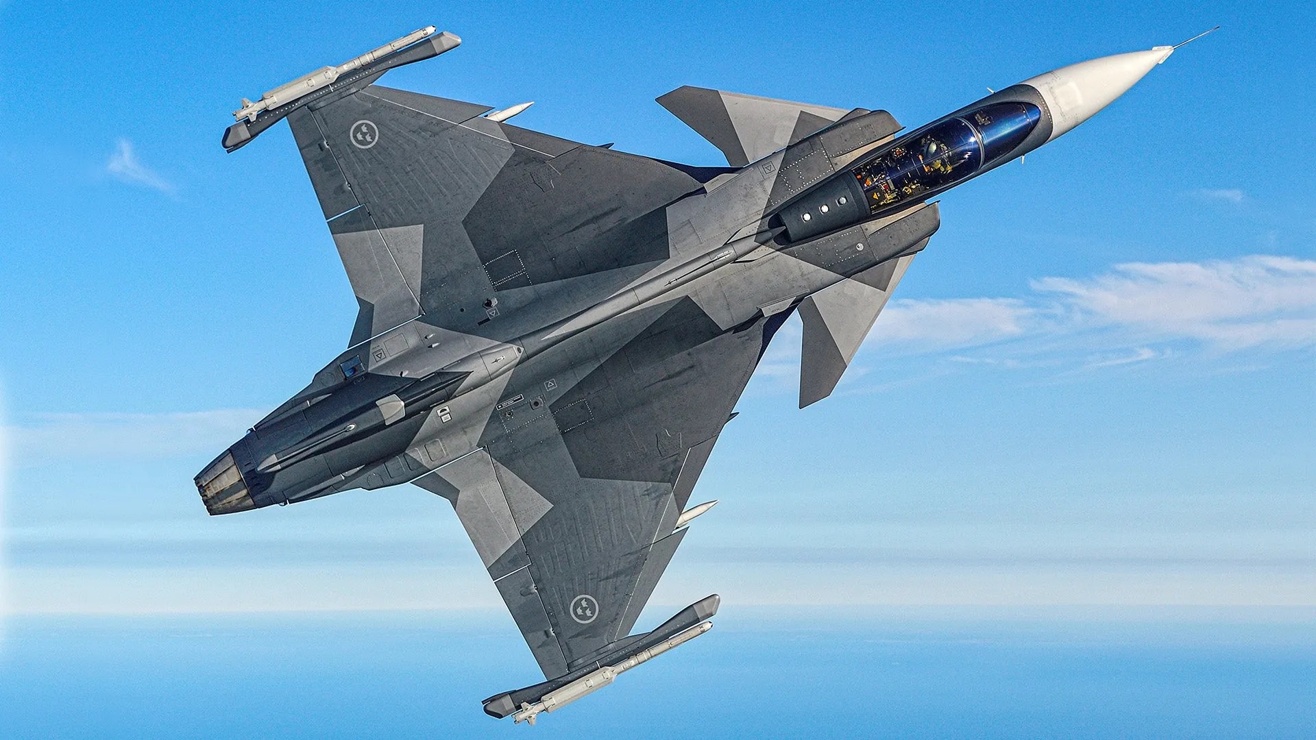 Tek koltuklu bir Gripen E
