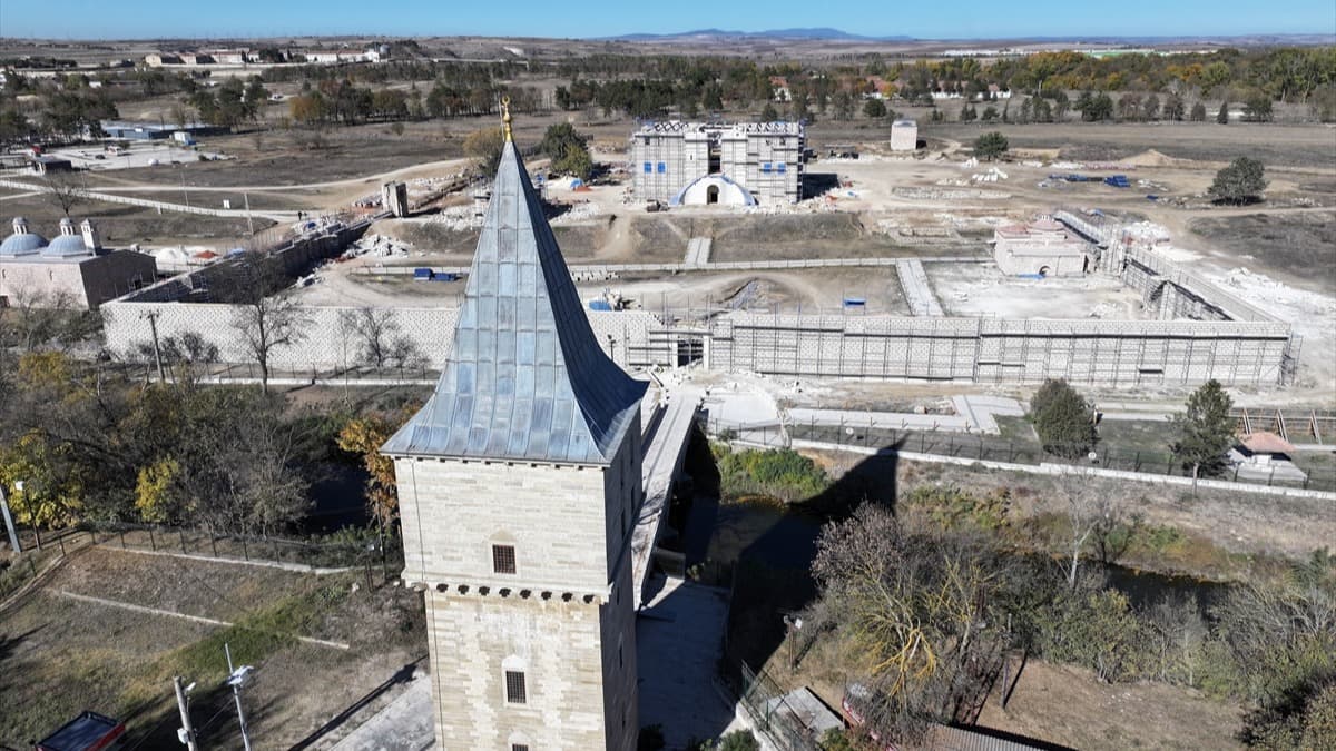 Edirne Sarayı'nın restorasyon çalışmalarında sona gelindi