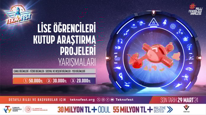 Lise Öğrencileri Kutup Araştırma Projeleri Yarışması başvuruları devam ediyor