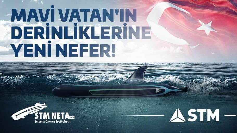 Mavi Vatan’ın derinliklerine insansız nefer: STM NETA