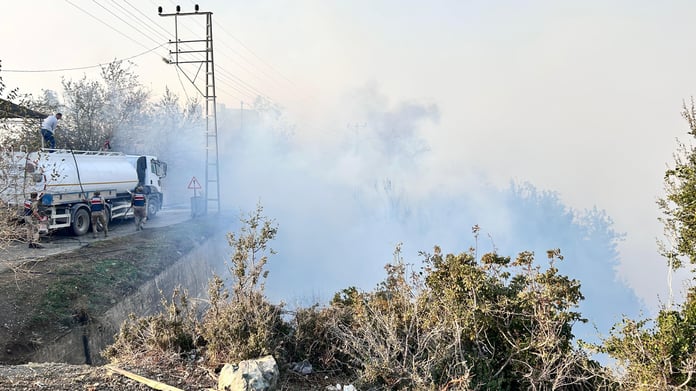 Son dakika..! Hatay Arsuz’da yangın