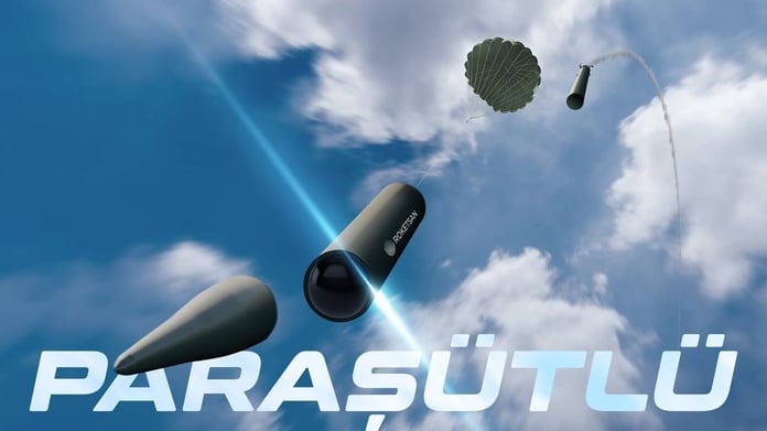 ROKETSAN'ın yeni mühimmatı: Paraşütlü TR-122 Roketi