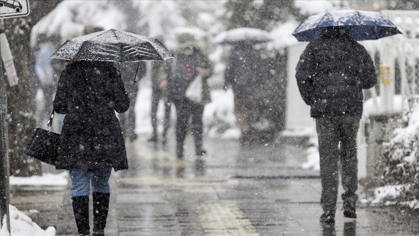 Soğuk havalar. Fotoğraf: AA