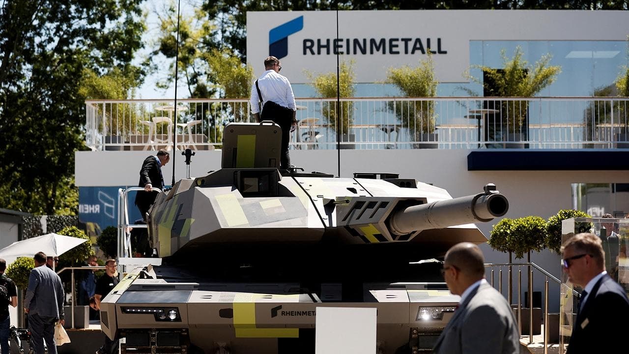 Silah üreticisi Rheinmetall satışların 2026’ya kadar ikiye katlanmasını bekliyor