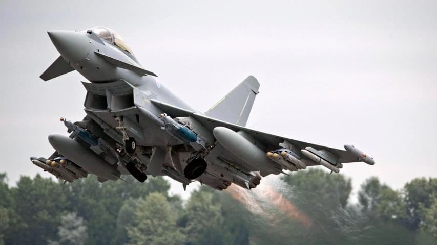 Almanya, Eurofighter savaş uçaklarına Brimstone tanksavar füzeleri entegre edecek