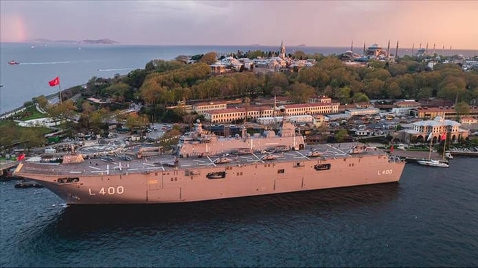 TCG Anadolu gemisi, Cumhuriyet'in 100. yılı dolayısıyla Kocaeli'de ziyarete açılacak