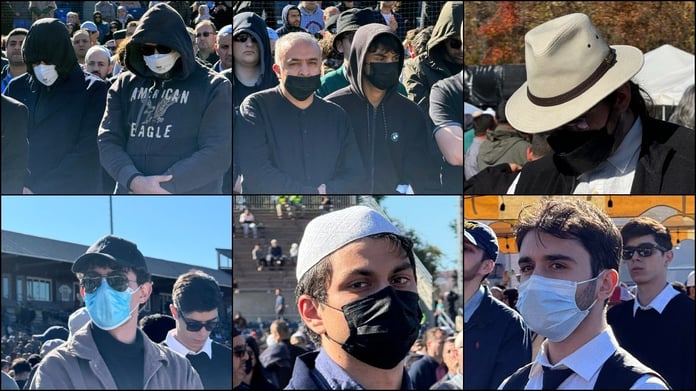 FETÖ cenaze töreninde, teröristlerin yüz gizleme çabaları dikkat çekti