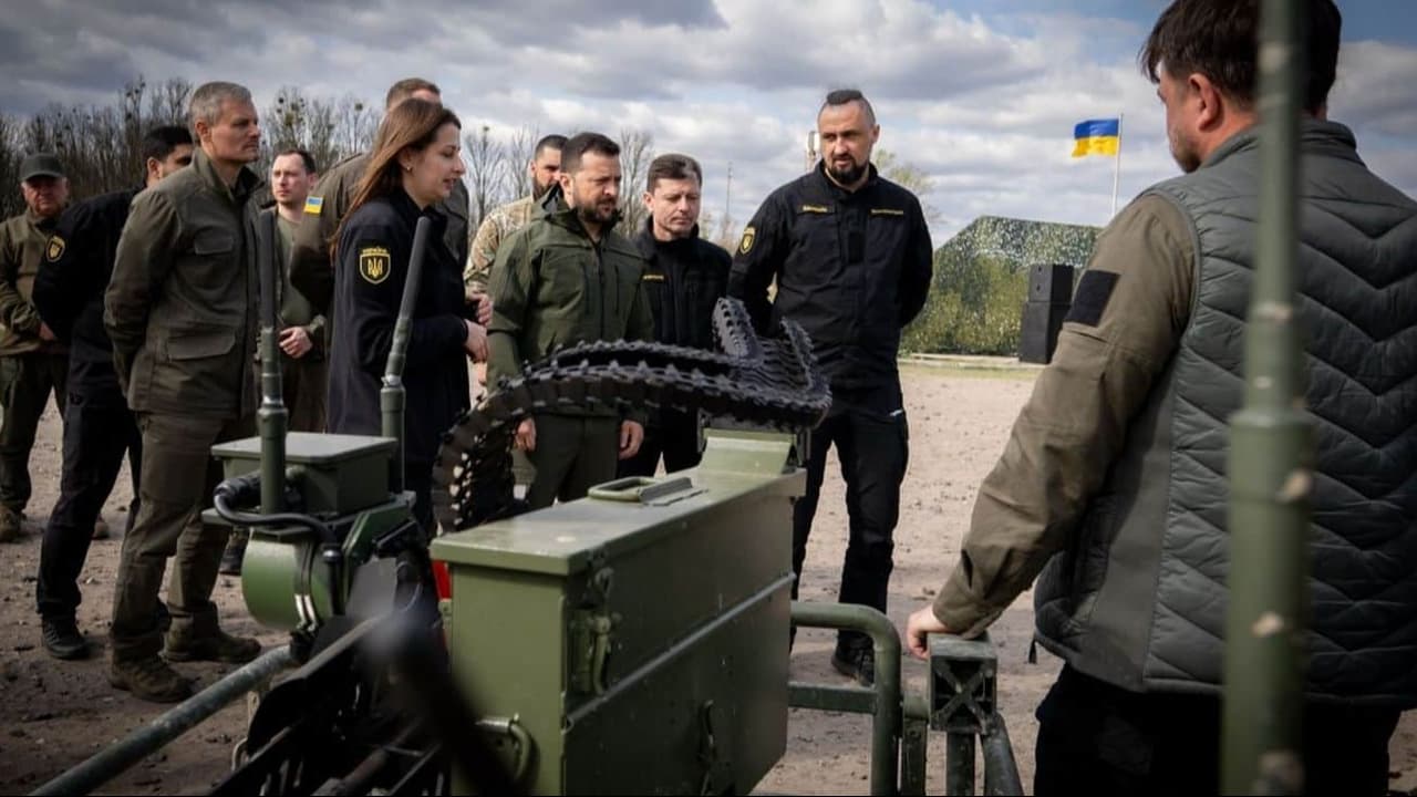 Zelensky, Ukrayna'nın yerli savunma sanayii hakkında açıklamalarda bulundu