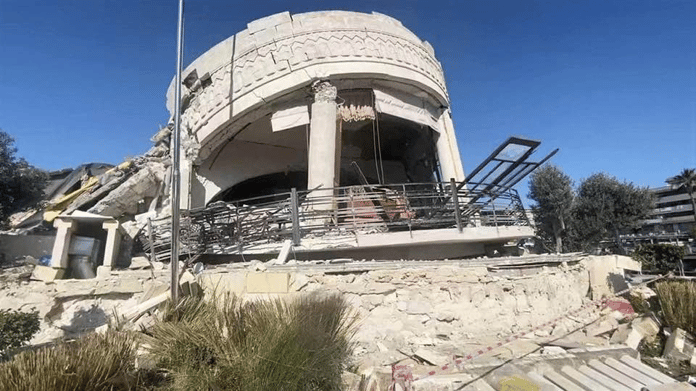 Hatay Devleti Meclis Binası son depremlerle yıkıldı