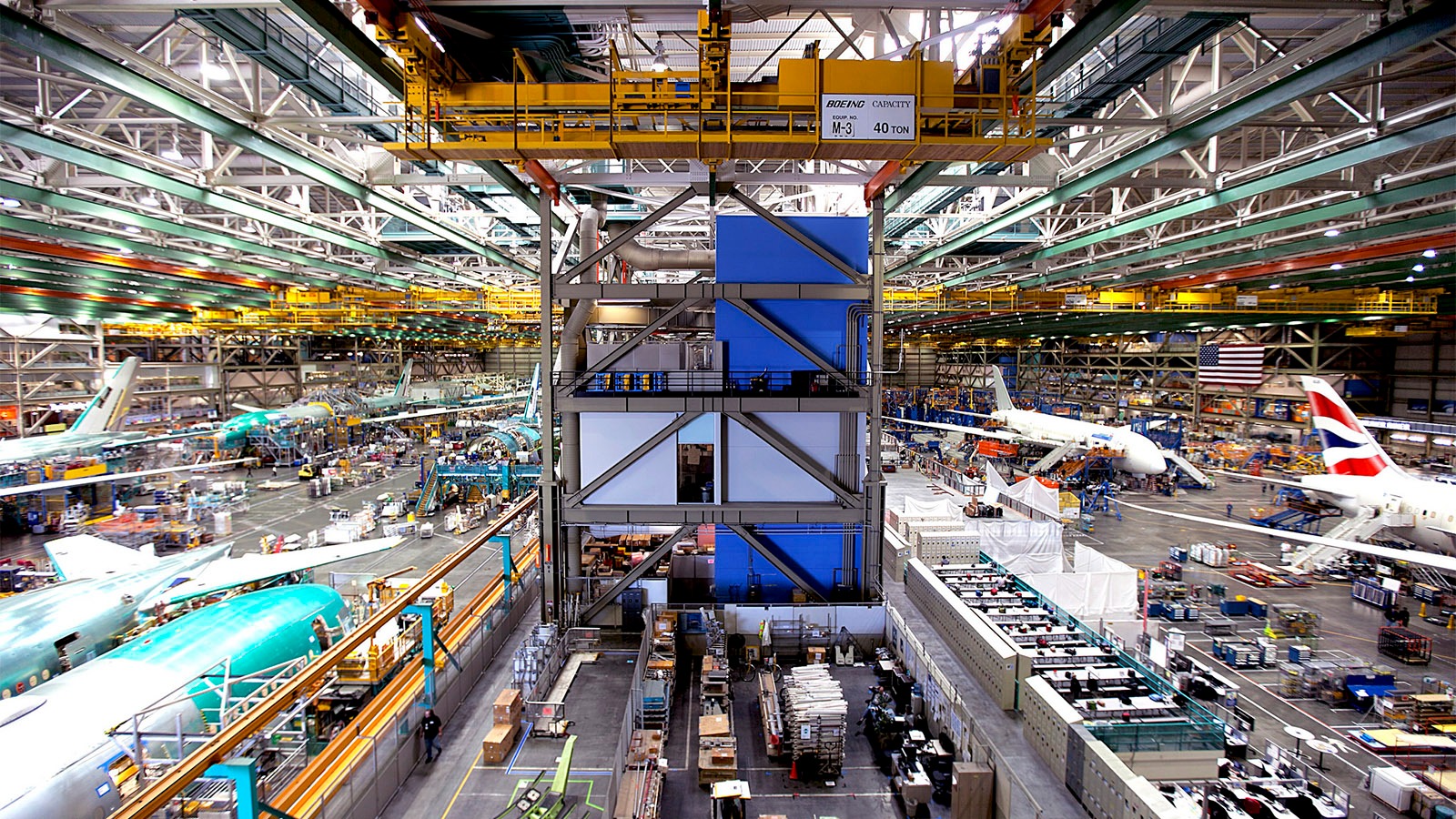 Boeing'in ABD'nin Seattle kentindeki fabrikası / Fotoğraf / Bloomberg