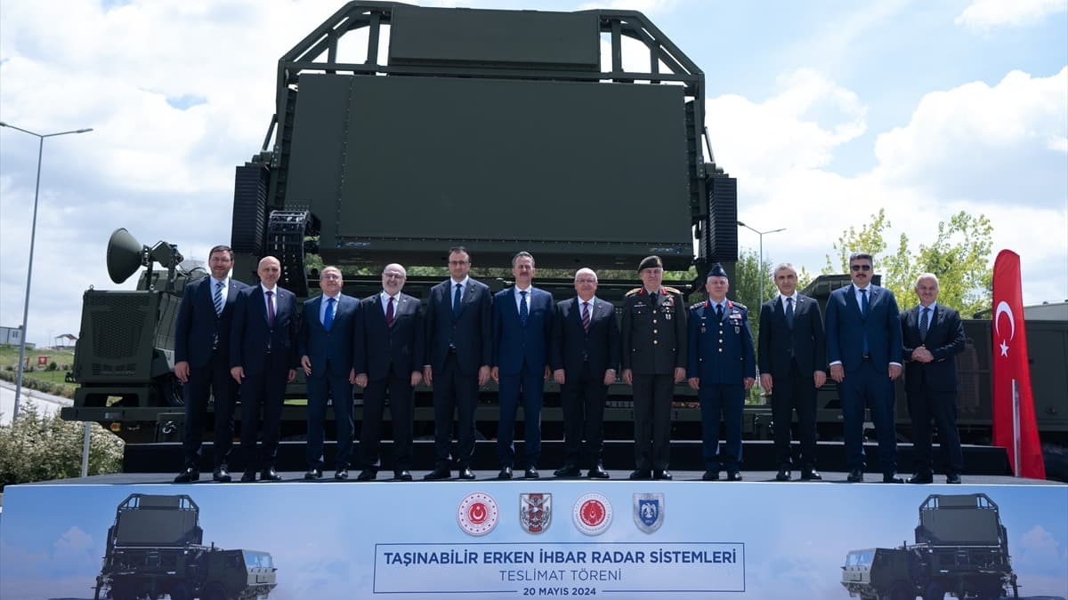 Yerli Milli İhbar Radar Sistemi Teslim Edildi