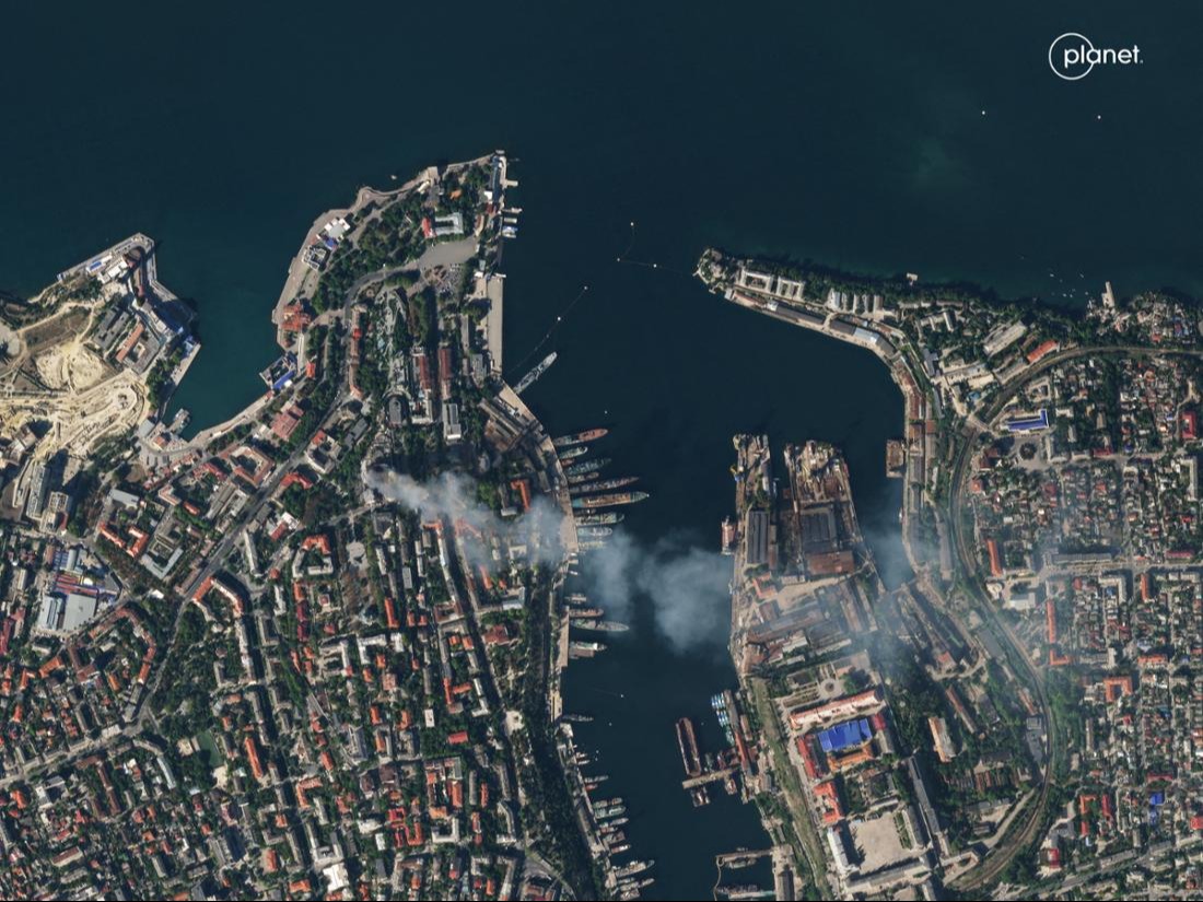 Sivastopol'un uydu görüntüleri. (Arşiv fotoğrafı) © HANDOUT / PLANET LABS PBC / AFP
