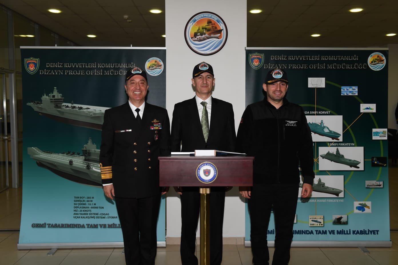 Türkiye'nin milli uçak gemisinin teknik özellikleri ve tasarımı ilk kez paylaşıldı