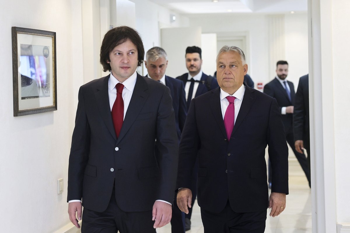 Kobakhidze ile Orban / Fotoğraf / AP