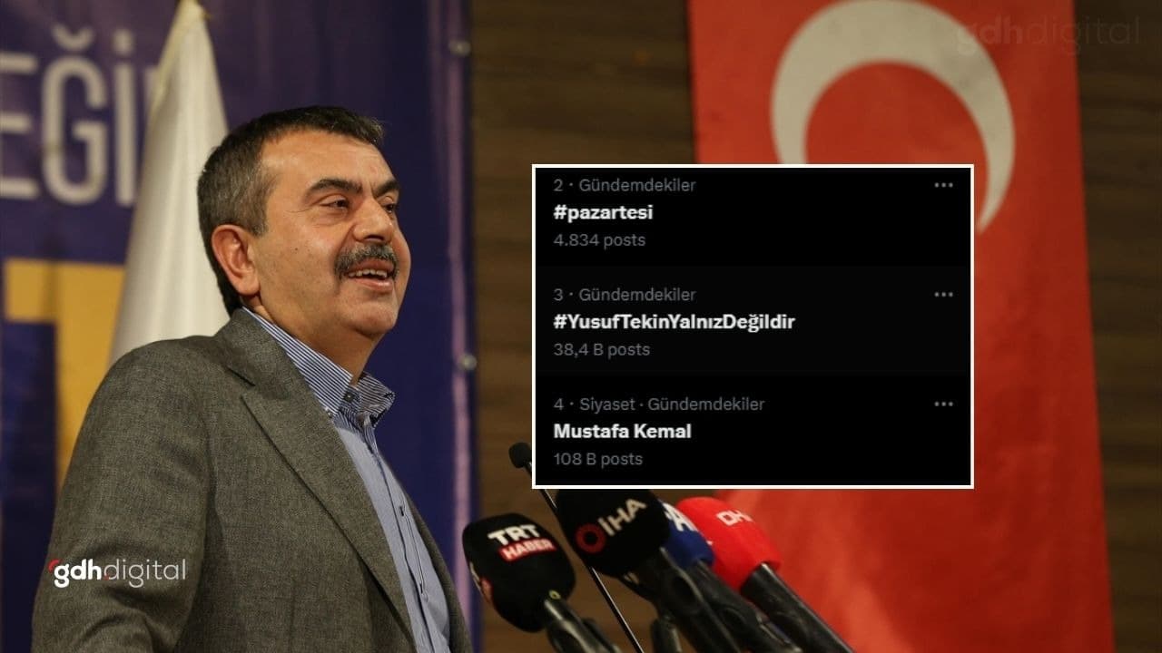 CHP Yusuf Tekin'e dava açtı, #YusufTekinYalnızDeğildir etiketiyle