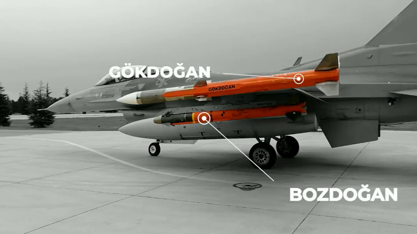Türkiye'nin yerli hava-hava füzeleri GÖKDOĞAN ve BOZDOĞAN envantere girdi