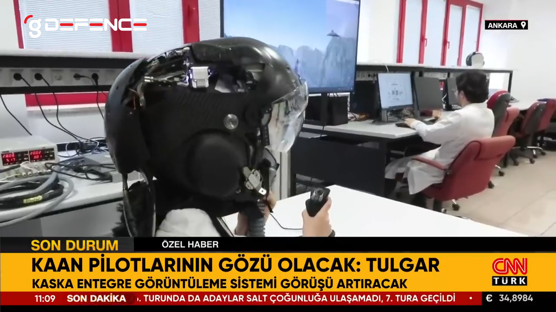 ASELSAN’ın KAAN'a özel geliştirdiği Kaska Entegre Görüntüleme Sistemi: TULGAR