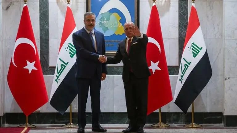 Dışişleri Bakanı Hakan Fidan ve Irak Dışişleri Bakanı Fuad Hüseyin