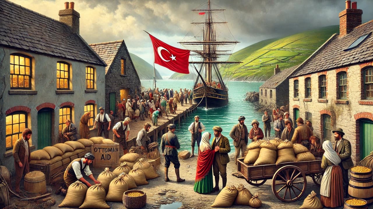 Osmanlı’dan İrlanda’ya uzanan yardım eli