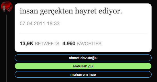 Twitter Dili ve Edebiyatı testi&nbsp;