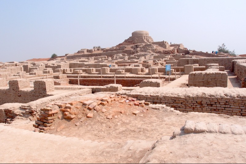 Mohenjo-Daro’ya ait kalıntılar 1980 yılında UNECO Dünya Mirası Alanı olarak belirlendi. C: Wikimedia Commons