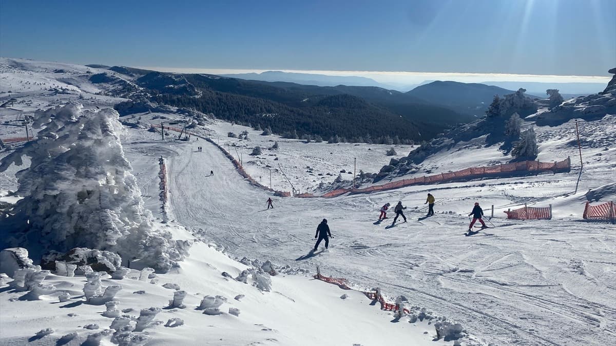 Kartalkaya: 1 Metre Karla Kaplı Tatil Bekliyor