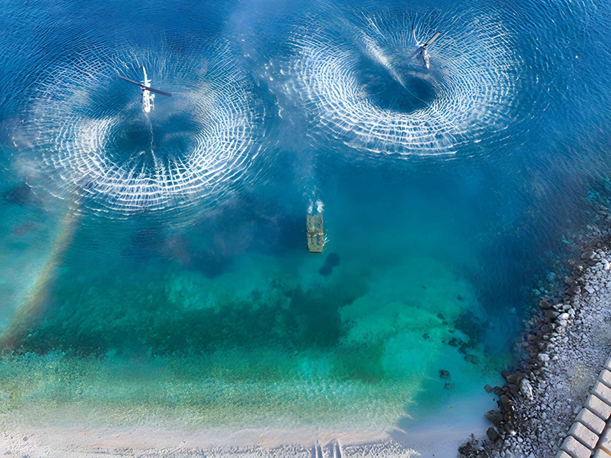 Türk Deniz Kuvvetleri Komutanlığı tatbikatı. Fotoğraf: Yasin Kaan