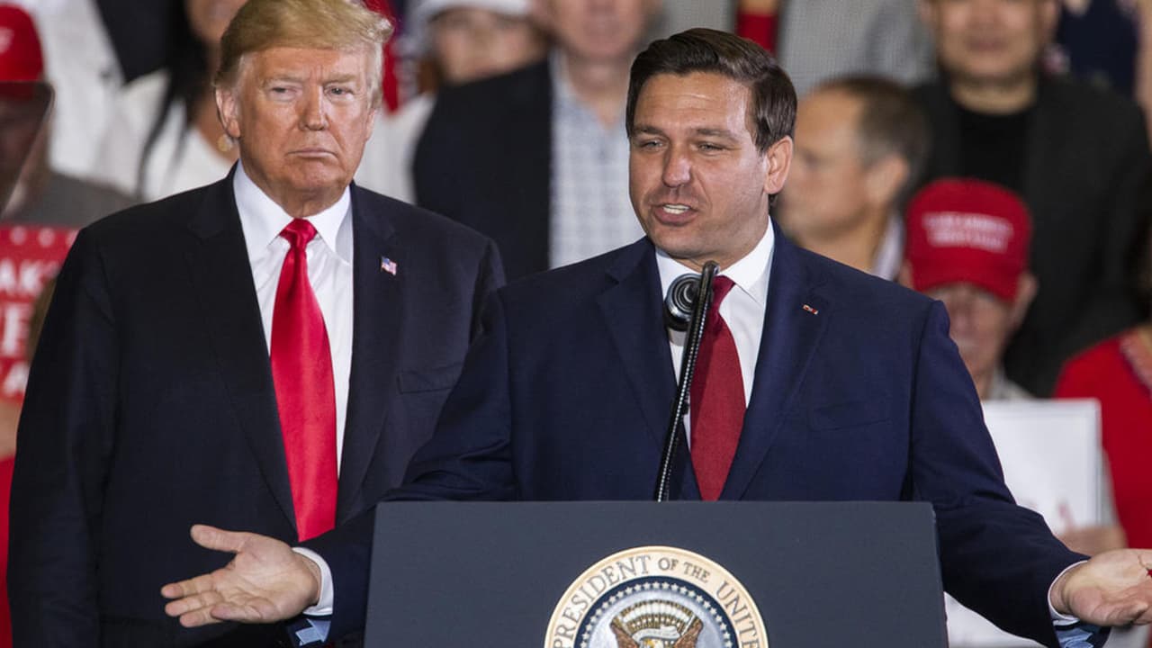 Florida valisi DeSantis, Cumhuriyetçi Parti anketlerinde Trump'ın önünde