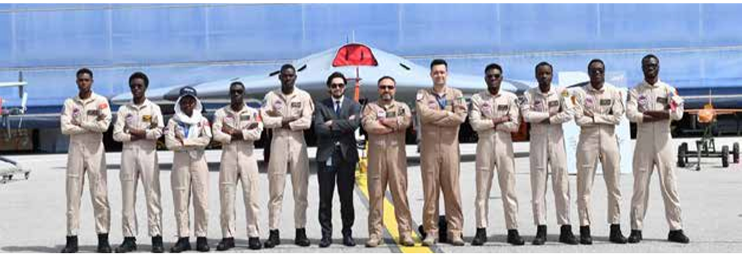 Çad'ın AKSUNGUR SİHA pilot ve operatörleri mezun oldu