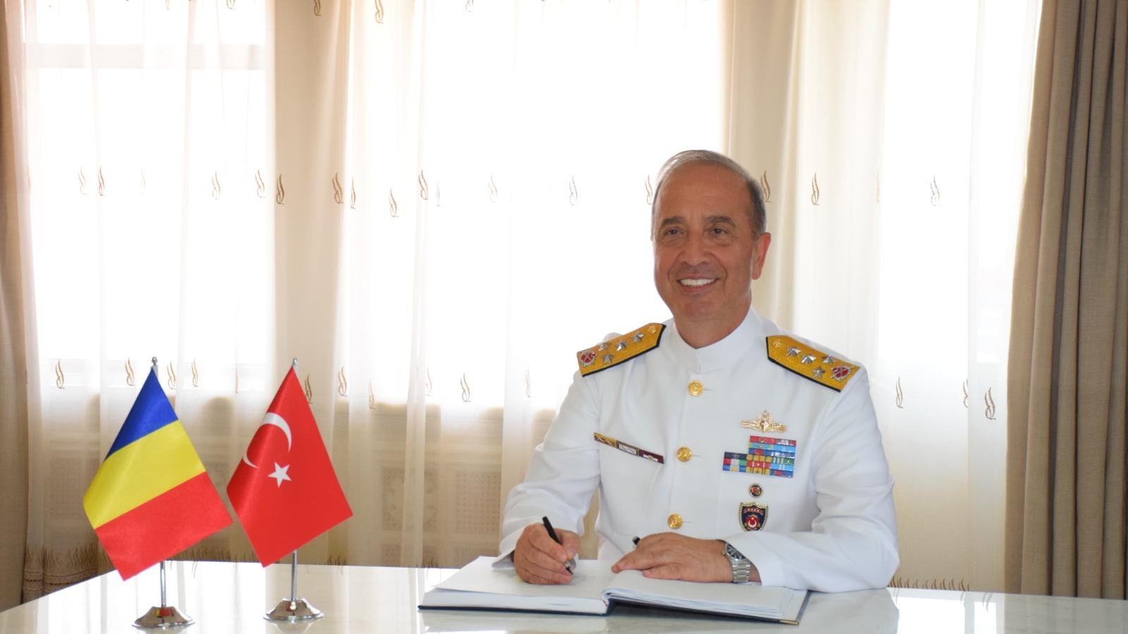 Deniz Kuvvetleri Komutanı Oramiral Dr. Ercüment Tatlıoğlu, Romanya'yı ziyaret etti