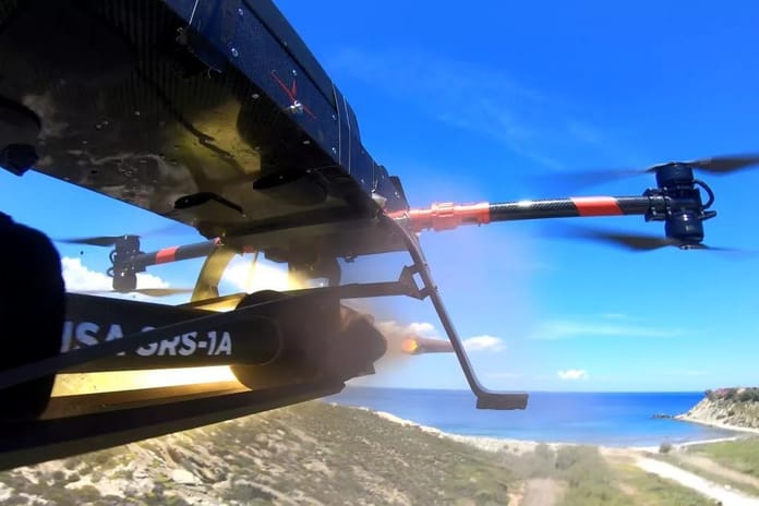 Yunanistan Fransız lazer güdümlü füzeleriyle donatılan İHA'sını test etti