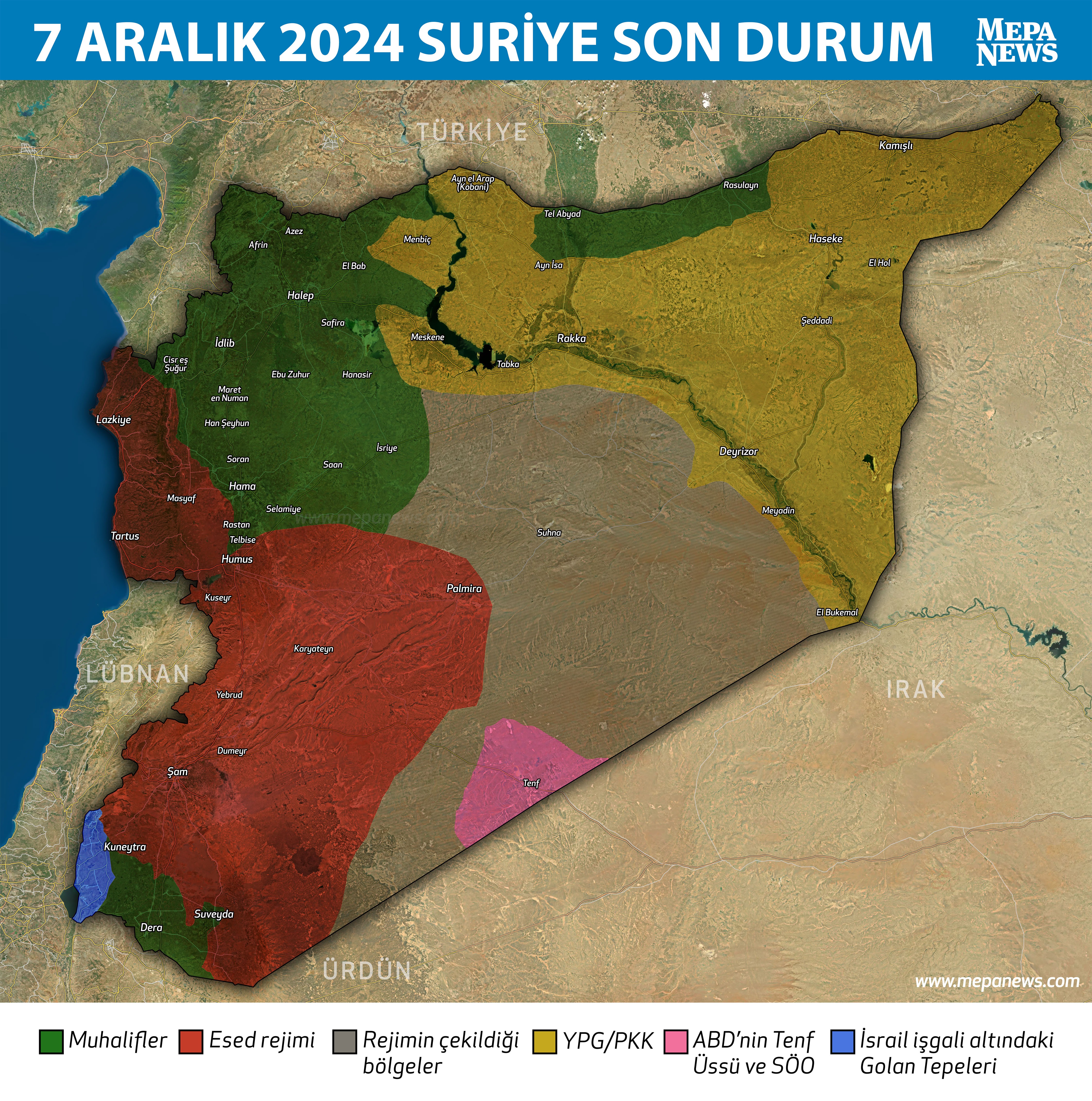 Suriye'de son durum: