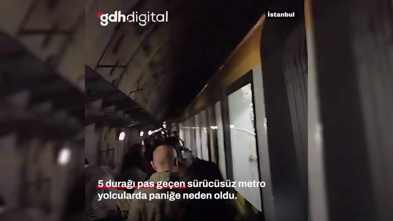 Sürücüsüz metro durmadan ilerledi | Üsküdar-Samandıra Metro son dakika!