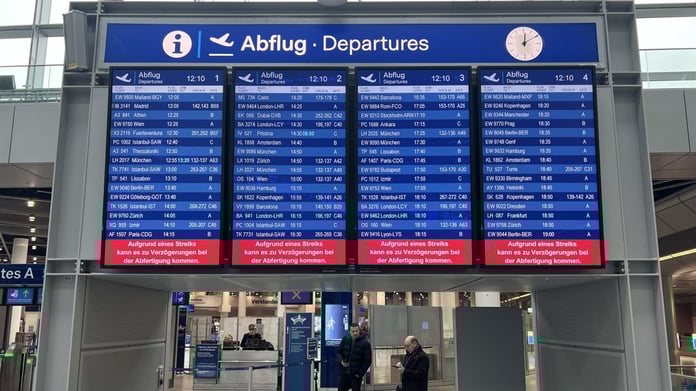 Alman havalimanlarında grev: 100 binden fazla yolcu etkilenebilir