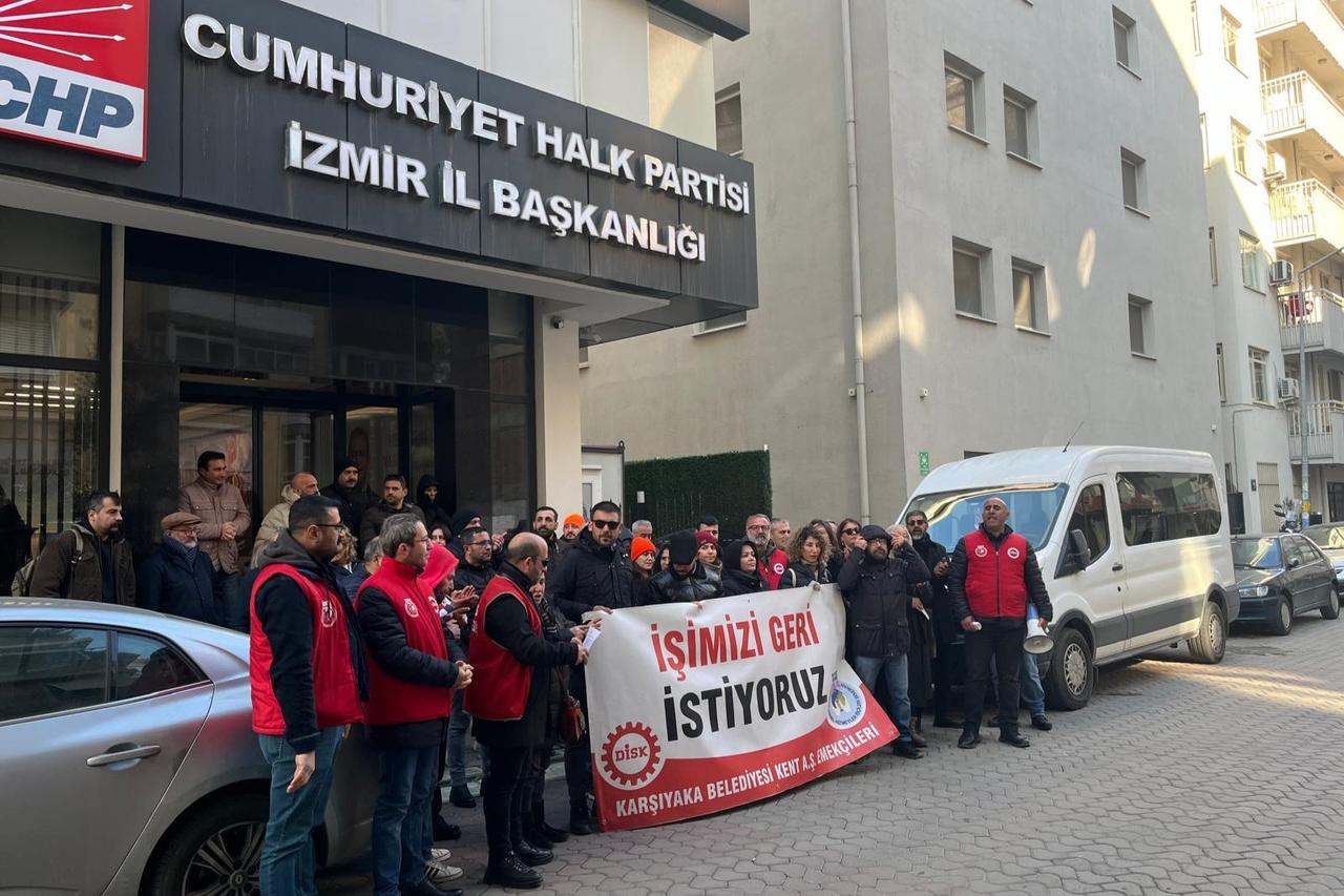 Özgür Özel'in sözünü tutmaması sonrası işçiler toplandı